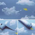 Blue sky cloud