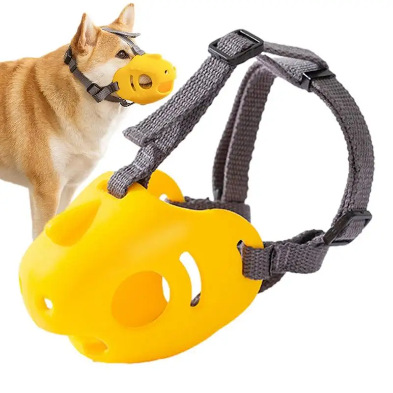 

Muzzle for Dog Silicone Mouth Mask Mask for Dogs Accessories Anti Bite Dog Seat Belt Stop Barking Dog Collar Stuff Pet Supplies