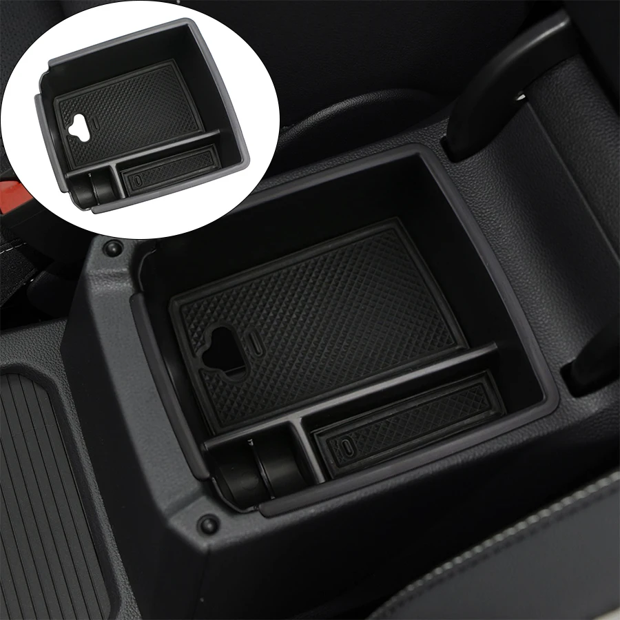 VW Tiguan MK2 2016 - 2022 센터 콘솔 정리함 트레이 팔걸이 보관함, ..
