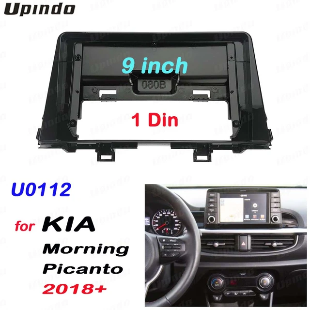 11-539 Double 2 DIN Plastic Radio Fascia Car Panel For VW Polo 6C Piano  Black 