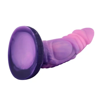 Hismith The dream sky Monster series suction cup Silicone material Dildo， Beginner dildo with Strong suction cup，Small size 4