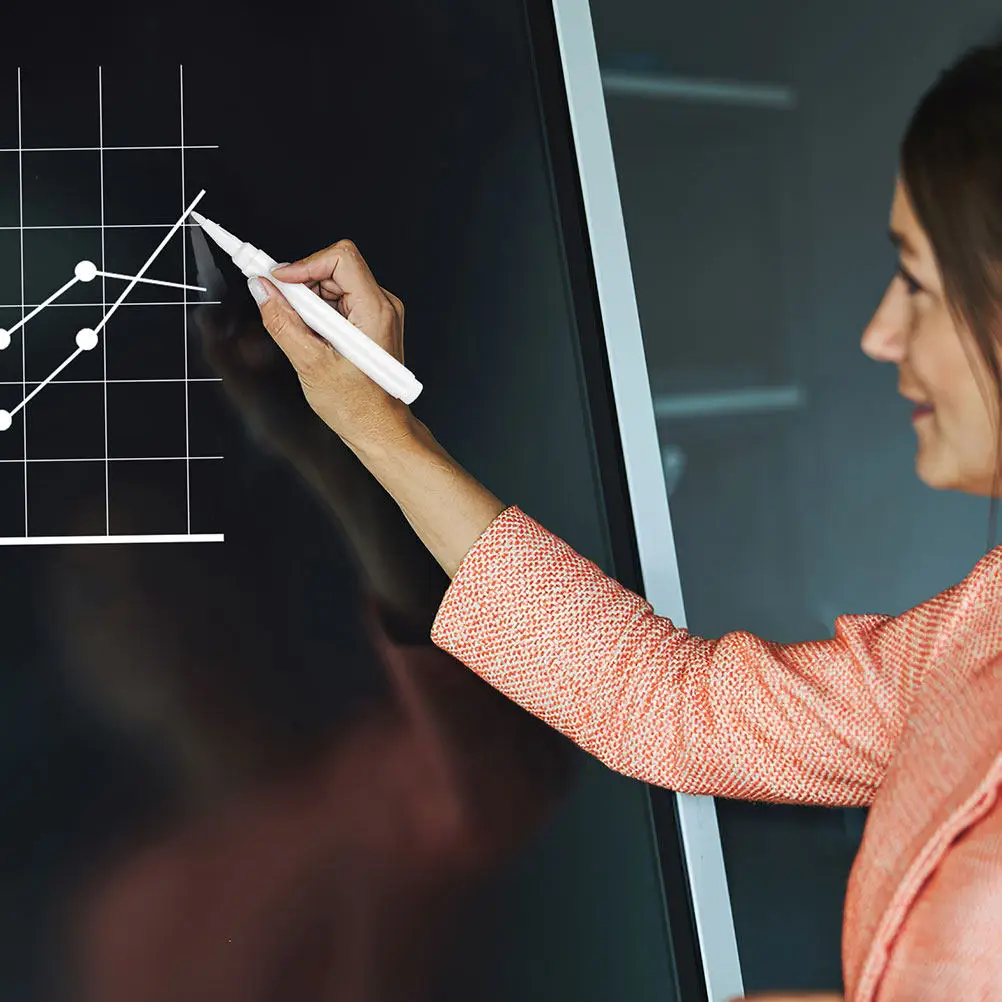 유리 화이트 보드 칠판 쓰기 그리기 펜 학교 미술 프로젝트 사무용품에 대 한 12Pcs 휴대용 액체 분필 마커