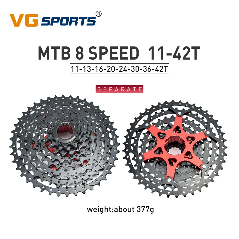 8/9/10/11/12スピードmtb黒カセット11-42/46/50/52t自転車フリー