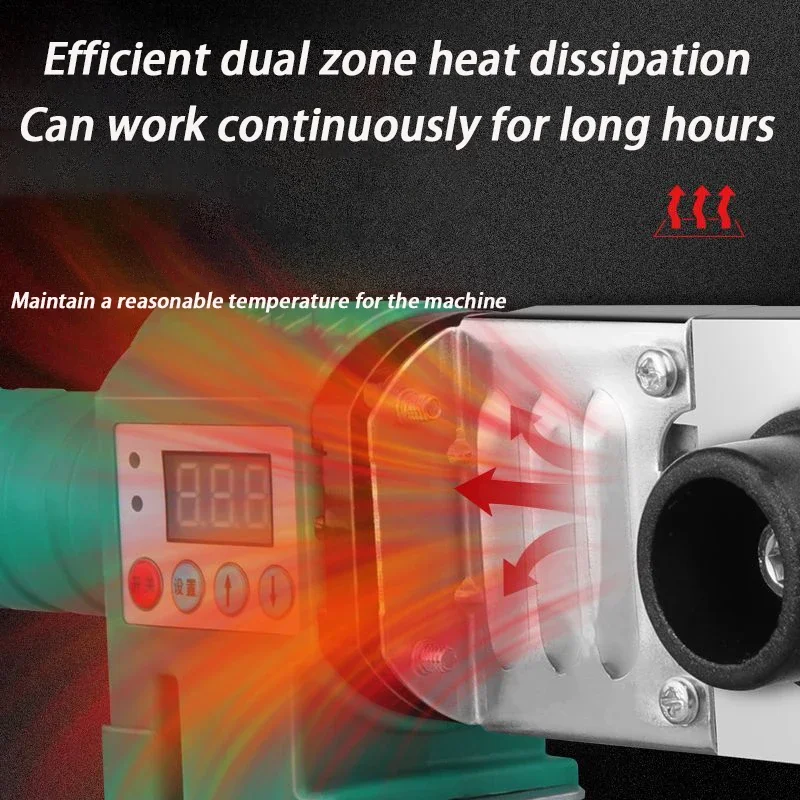 GREENER Welding Machine Pvc Ppr Pipe Thermofuser Aluminum High-power Portable Household Electric Welder Water Tube Equipment 5