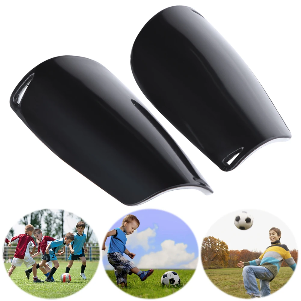 Kids Football Shin Guards Plastic Protective Gear