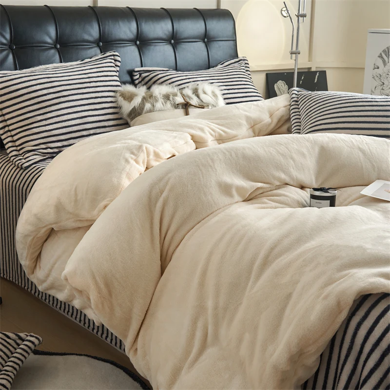 מצעים פלנל אופנה סט כיסוי שמיכת קטיפה מוצק, גיליון פס, ציפית, ציפית ציפית, ציפית, ציפית, ציפית, בית חורף חם