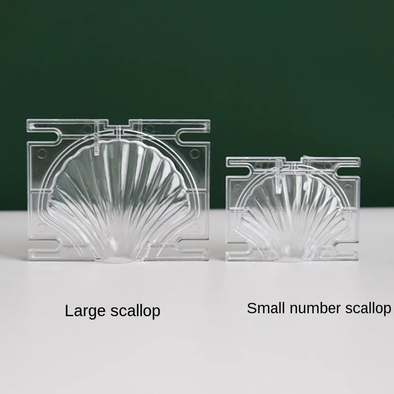 3D Marine Shell Candle Plastic Mold Handmade Aromatherapy Candle Making Supplies PC Acrylic Mould Kit Home Decor Gift