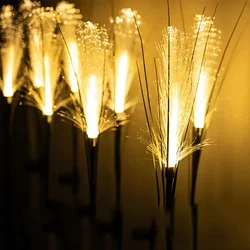 Enhanced Solar LED Reed Lamp - Outdoor Waterproof Garden and Pathway Decoration Light (Warm light)
