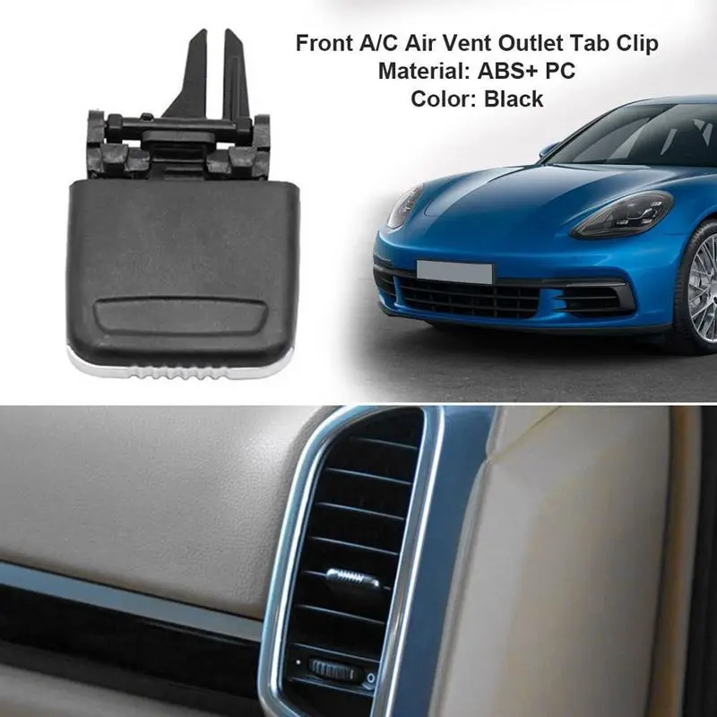 Front A/C Air Vent Outlet Tab Clip Repair Kit for Porsche Cayenne 2011-2016 Car