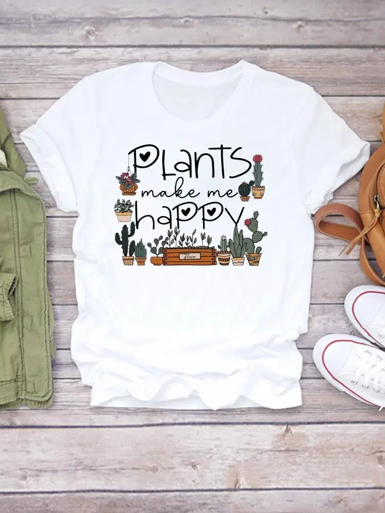 

Cartoon Women Fashion Casual Cartoon Tshirts Tee Sweet Cute 90s Watercolor T-Shirt Graphic T Top Lady Print Clothing
