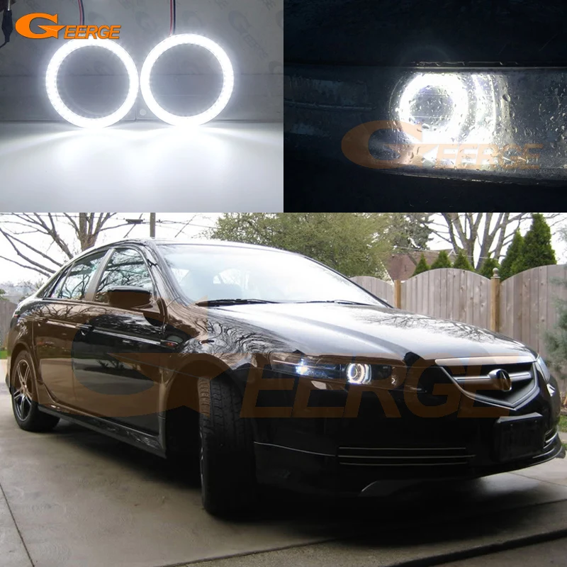 Для ACURA TL 2004 2005 2006 ультра яркий SMD СВЕТОДИОДНЫЙ ангельские глазки набор колец