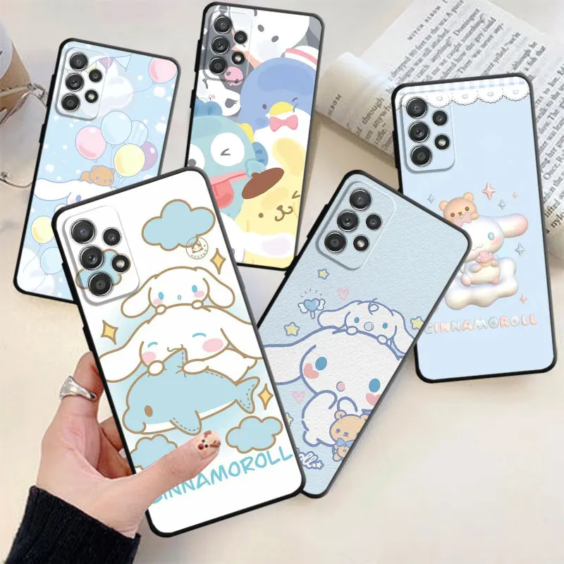 Cinnamorolls Del Fumetto Per Samsung Galaxy A54 A53 A52 A12 A13 A32 A33 A23 A51 A71 A21 A32 A31 A72 A11 A22 4G 5G Custodie