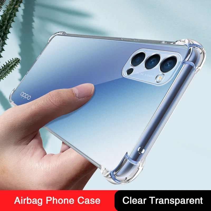 Enhanced Transparent Shockproof Silicone Phone Case