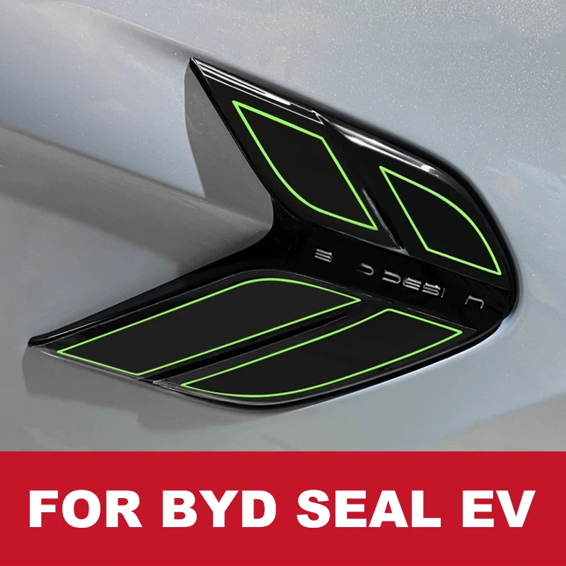 

Для BYD Seal 2023 2022, внешние аксессуары, автомобильные крылья, боковые эмблемы, наклейка, крышка, молдинг, внешний корпус