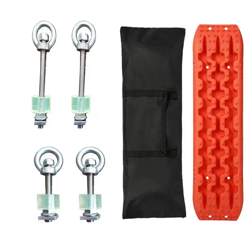 

Pair 4X4 Off-Road Mud Sand Snow Recovery Track Traction Boards Tire Ladder Set