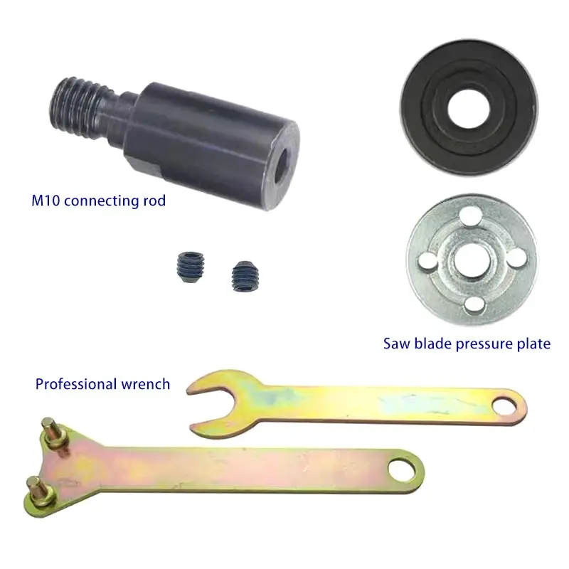 Varilla De Conexión M10 De 14mm - Adaptador Para Amoladora, Sierra Y Motor - Acero Anodizado, Alta Precisión