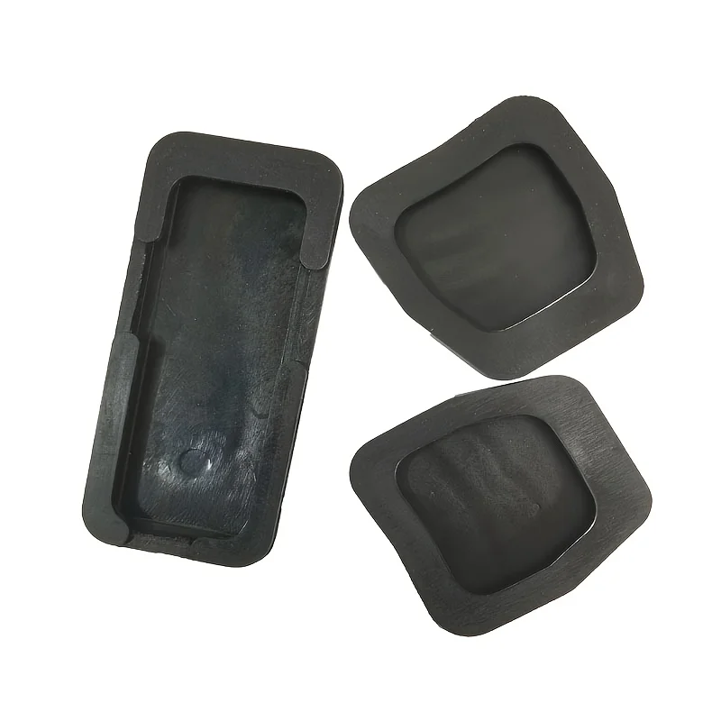 Set di 3 Tappetini per Pedali Auto, Antiscivolo e Resistenti all'Usura, per Frizione, Acceleratore e Freno, Copri Pedali in Gomma per Camion - Image 3