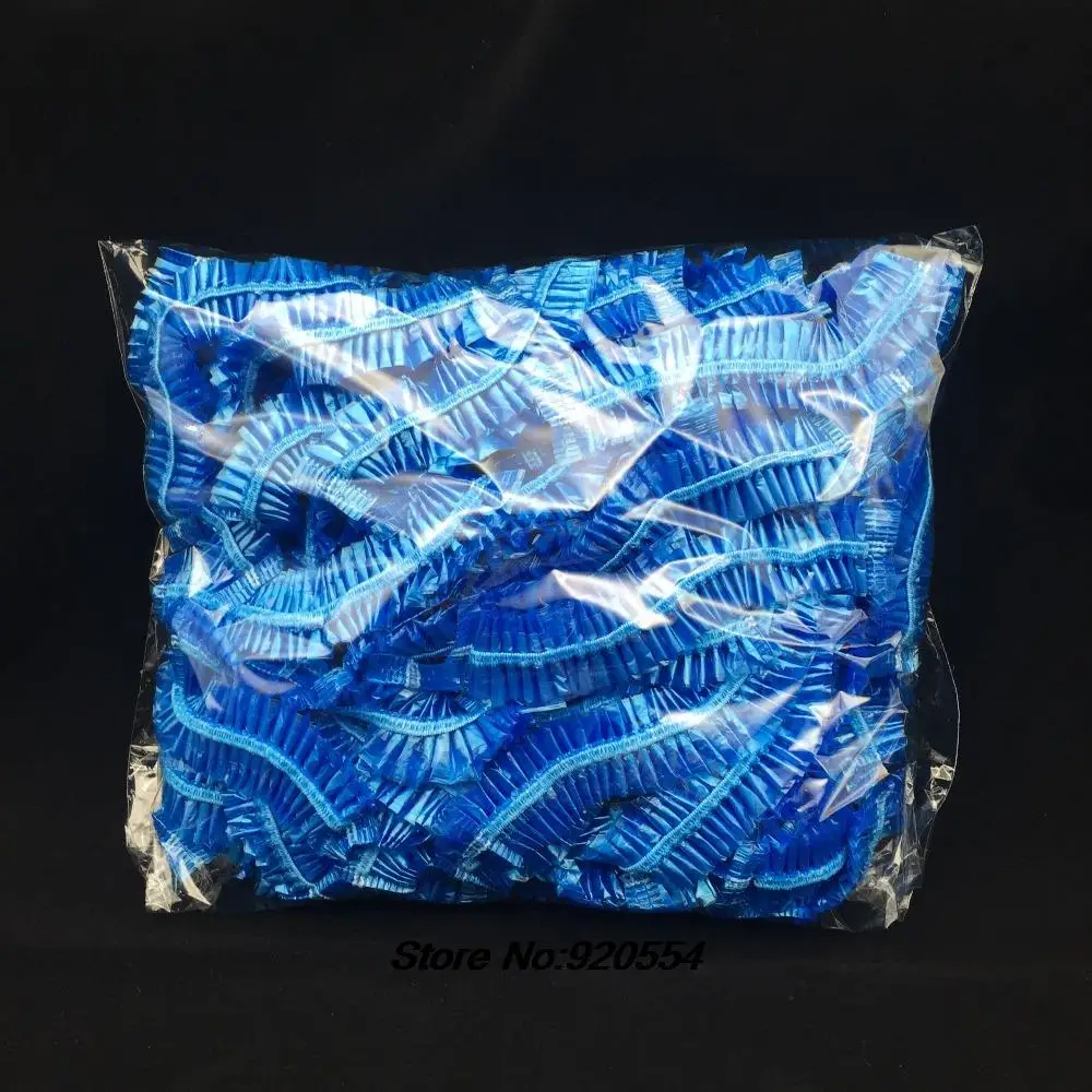 100pcs Disposable Shower Caps Hat Bathing Caps Hotel One-Off Elastic Shower Cap Clear Hair Salon Bath disposable shower cap shower cap disposable hair cap