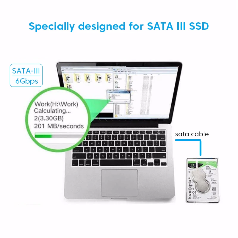 USB SATA 3 Cable Sata To USB 3.0 Adapter UP To 6 Gbps Support Connectors Usb Sata Adapter Cable 2.5 Inches Ssd Hdd Hard Drive