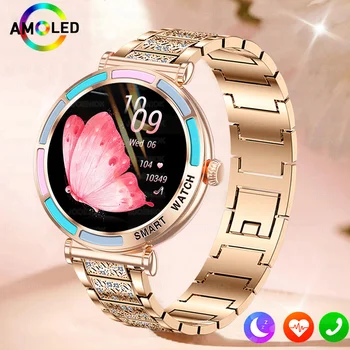 2025 New Lady Fashion Smart Watch Women HD Screen Sport Heart Rate Bluetooth Call Waterproof Outdoor Smartwatch For Android iOS 1