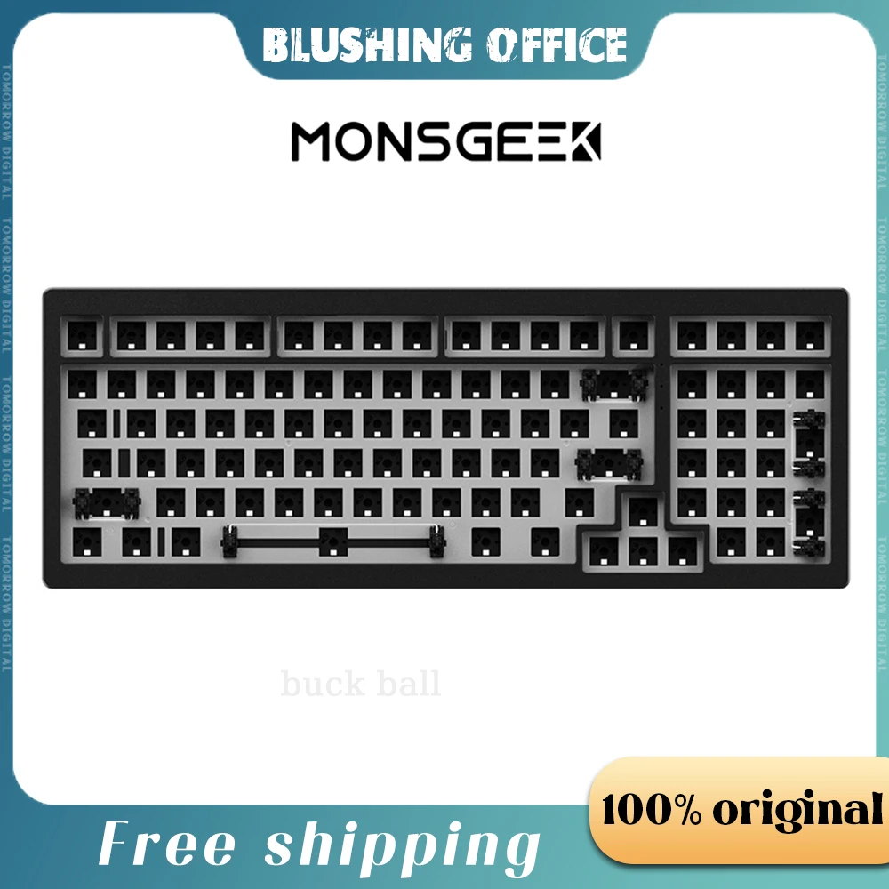 

Комплект механической игровой клавиатуры Monsgeek M2, алюминиевая Проводная клавиатура с горячей заменой, Киберспорт, пользовательская игровая прокладка для клавиатуры ноутбука, подарок