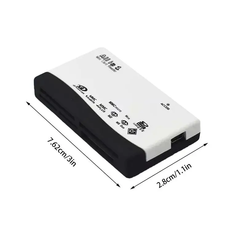 Plug And Play Card Reader 6 In 1 Design High-Speed USB Card Reader Card Reader For Camera Compact Flash Card Reader Preview And
