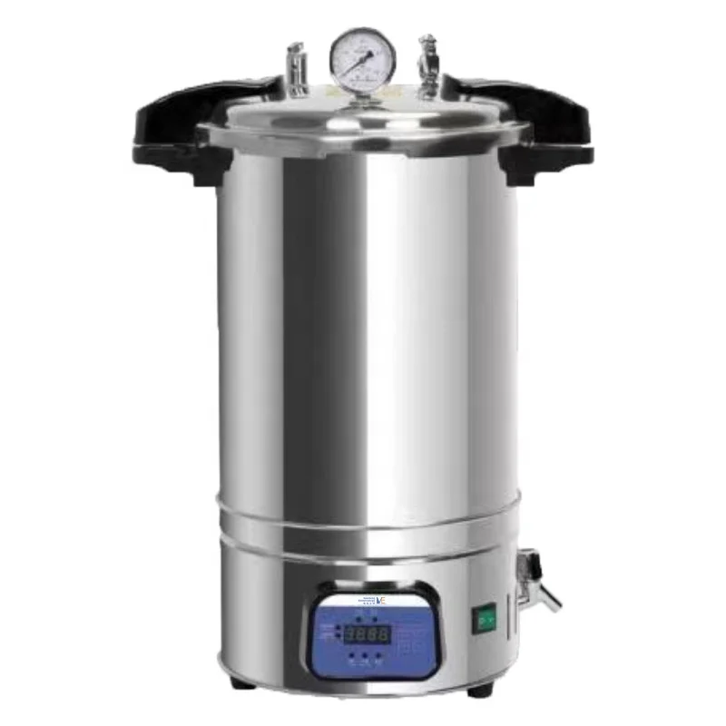 

Portable quick-open sterilizer 8L