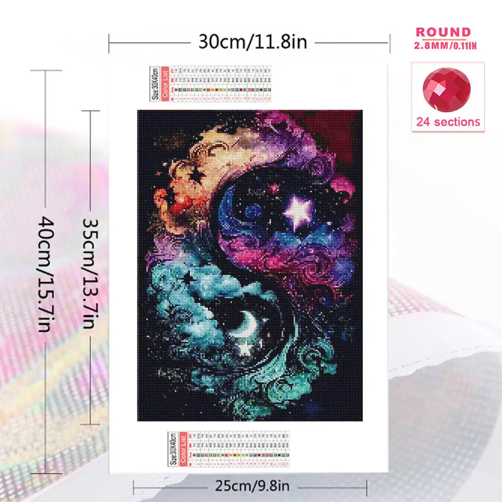 DIY Diamond Painting Moon Landscape 2