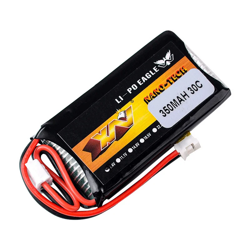 Chargeur inclus avec les batteries LiPo 7.4V 5200mAh 2S pour véhicules et drones RC