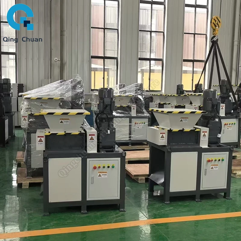 Electric Shredder Industrial380V Plastic Scrap Metal Impact Shredded Machine Large Foam Wood Carton Crusher Metalworking Tools 6