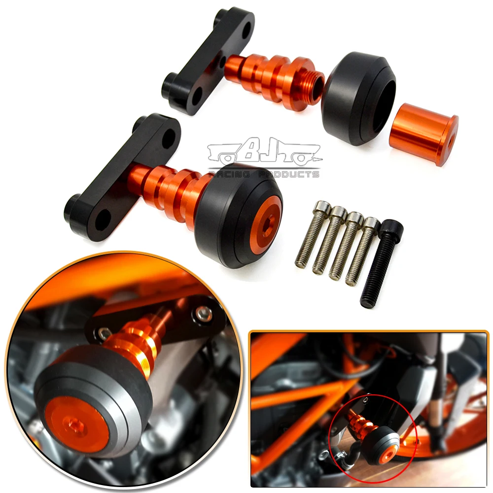 

Motorcycle Falling Protection Frame Slider Fairing Guard Crash Pad Protector For KTM DUKE 390 250 125 200