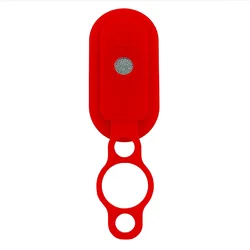 Scooter Battery Charging Port Waterproof Dust Plug Rubber Cover (4 pro - red)