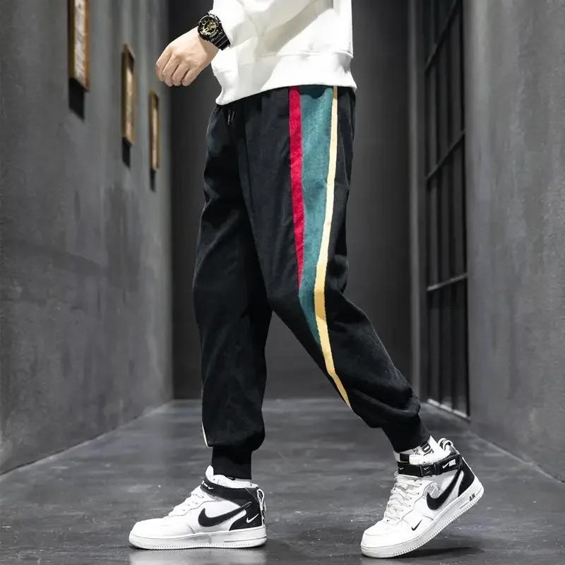 

Men's Sweatpants Harem Trousers Jogger Man Sweat Pants Slim Korean Style Y2k Baggy Harajuku Elastic Young La New Items in Summer