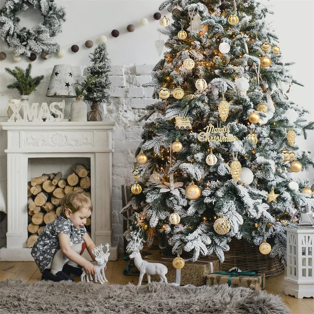 65Pcs Christmas Ball Ornaments Set, Shatterproof Xmas Tree Balls Decorative Hanging Ornaments for Xmas Tree Holiday Wreath 2