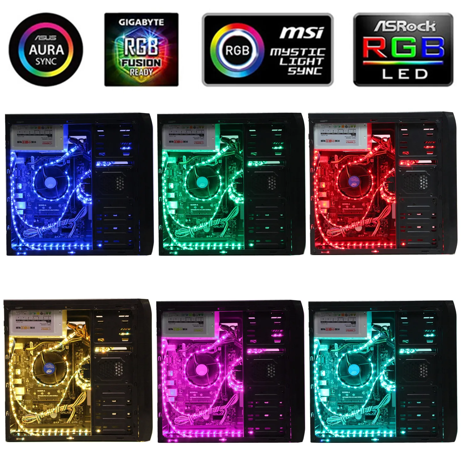 

12V RGB LED Strip Light PC Computer Case 4pin Headers LED Light Strip Mainboard Control Panel RGB Header gamer cabinet tape Neon