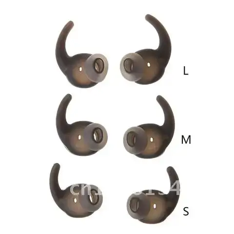 

Silicone Earbuds Tips Ear Hook Earphone Case In Ear Soft Silicone Cover for Huawei Sport Bluetooth Headset AM60 3Pairs S/M/L