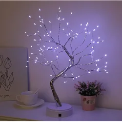 Illuminating LED Tree Night Light with Touch Switch (1mode white)