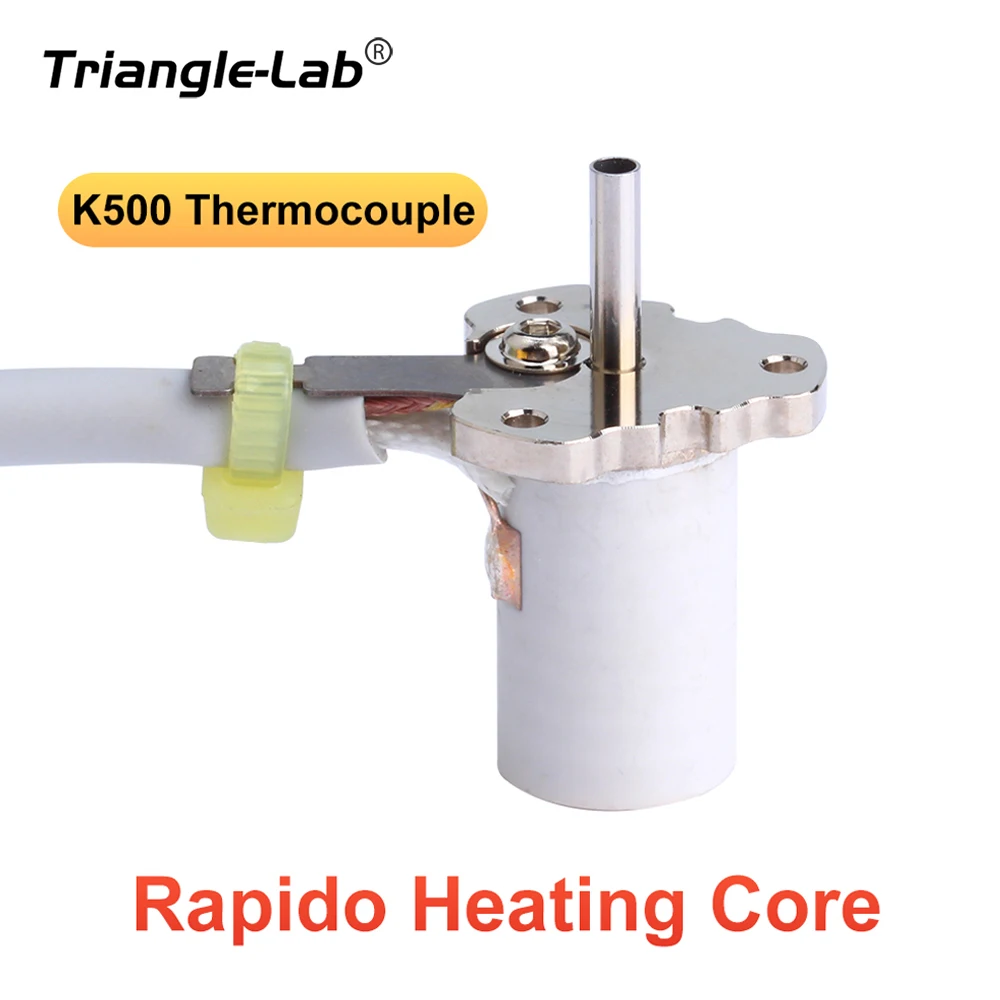 Trianglelab K500 Termopar Rapido Aquecimento Núcleo Embutido K500 Termopar Compatível Rapido Hotend Impressora 3d