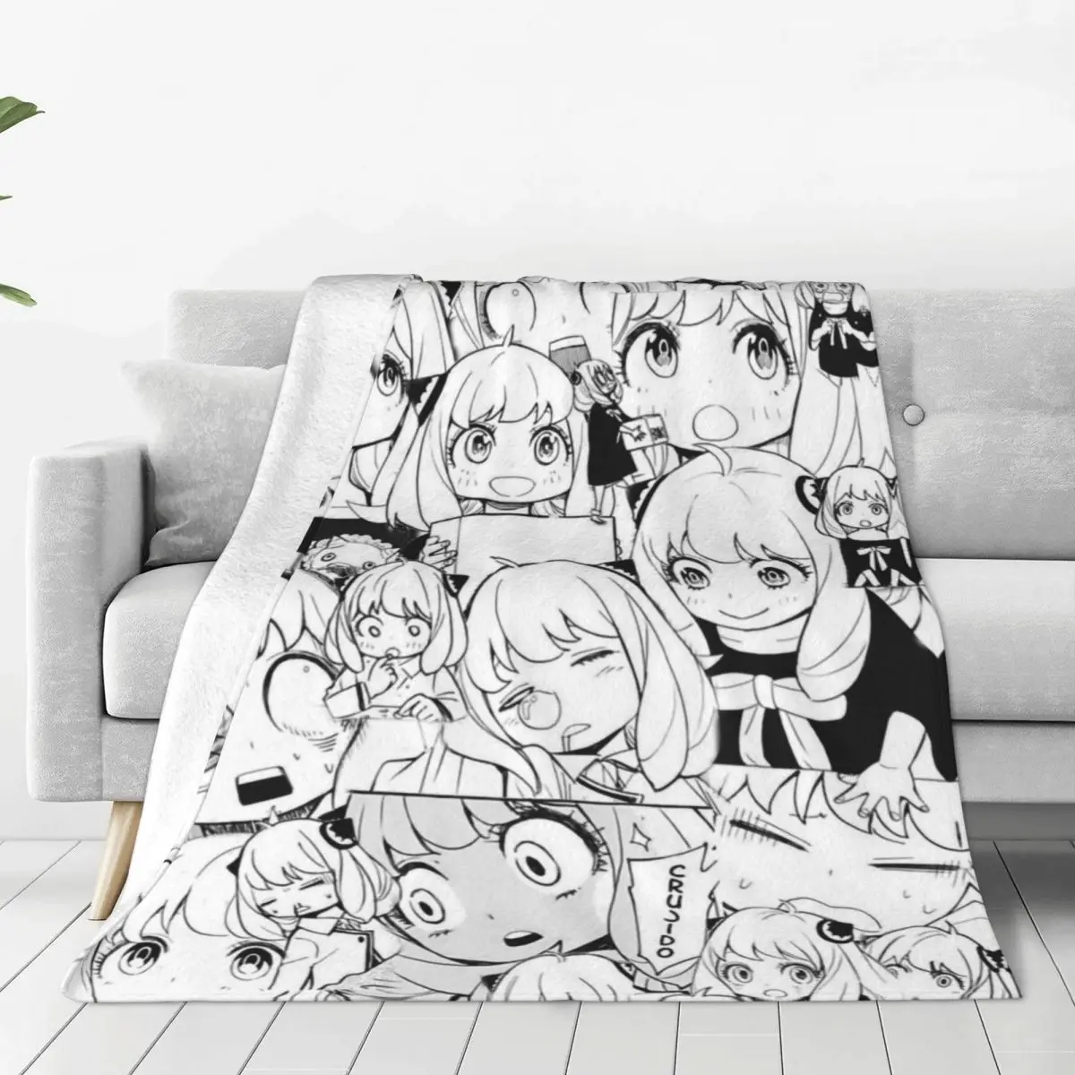 Spy x Family Manga Anime Plush Fleece Soft Throw Blanket Spy x Family Merch  