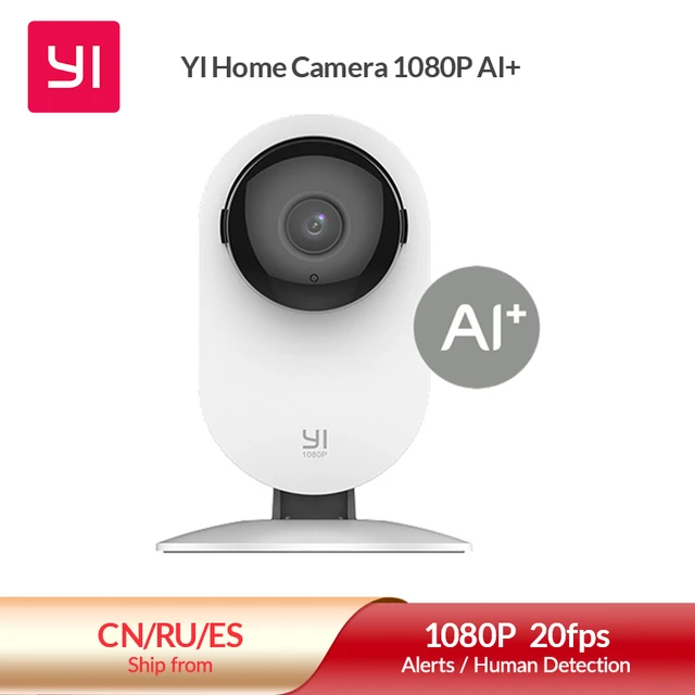 YI 1080p Smart Home Camera Indoor AI Human/Dog Cat Pet Wifi