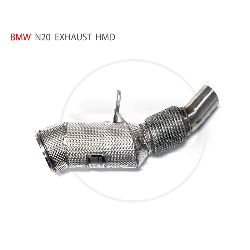 

HMD Exhaust System High Flow Performance Downpipe for BMW 125i N20 2.0T Car Accessories With Catalytic Converter Header