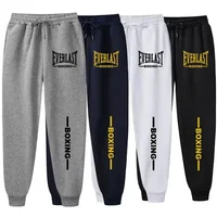 2025 automne hiver EVERLAST imprimé pantalons de course hommes femmes Sports de plein air pantalons de Fitness Jogging polaire pantalons de sport décontractés 1