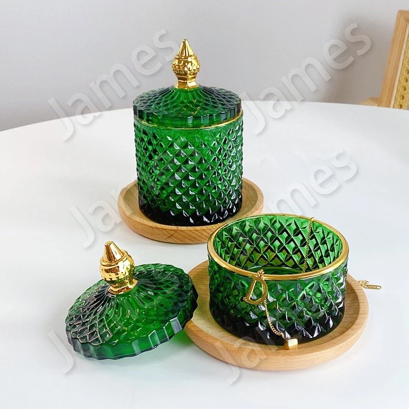 Storage Box Storage Jar Classic Retro Container Glass Bottle Glass Jars and Lids Food Storage Containers Honey Jar Nordic Style Jars