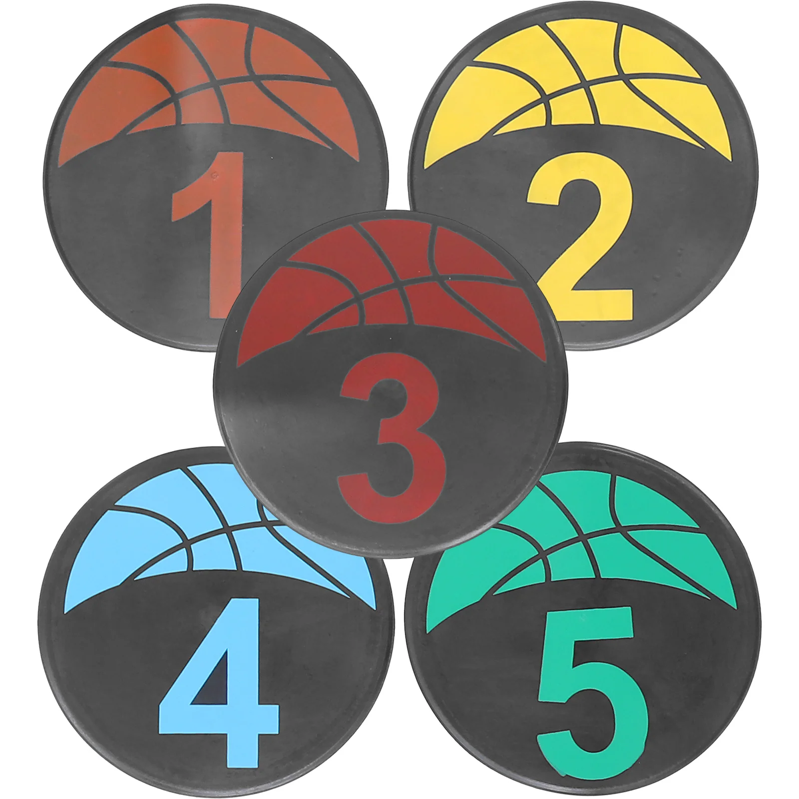 

1 Set Football Training Sign Discs Football Training Markers Colored Numbered Soccer Training Markers