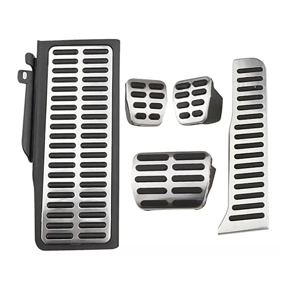 Stainless Steel Car Pedals Accelerator Brake Rest Pedal Cover for