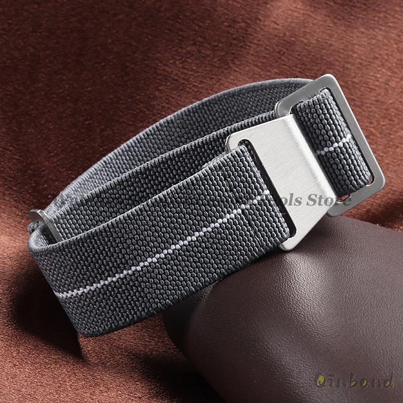 Elastic Nylon Sports Watch Band - Parachute-Style Strap (Multiple Sizes Available)