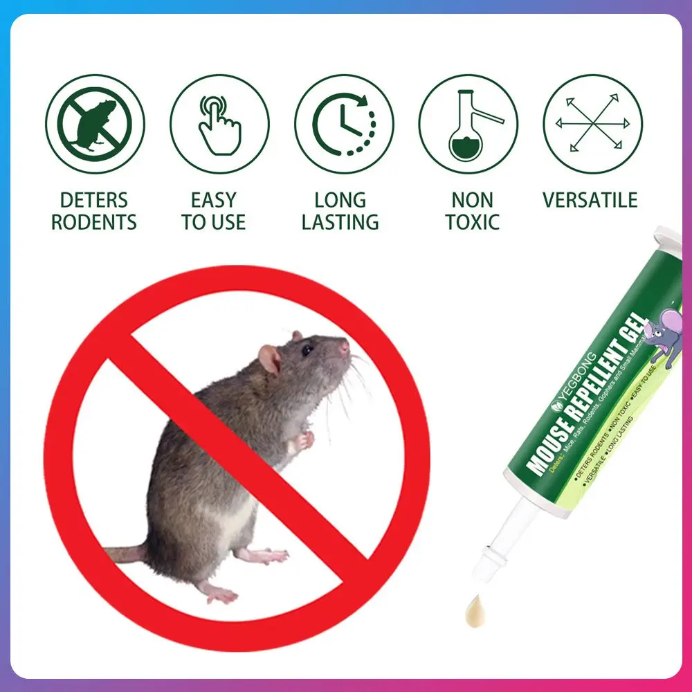 Yegbong Mouse Repellente Gel Indoor Domestic Car Engine Mouse Nemesis Repellenti Trappole Agenti Biologici Prodotti Per Il Controllo Dei Parassiti