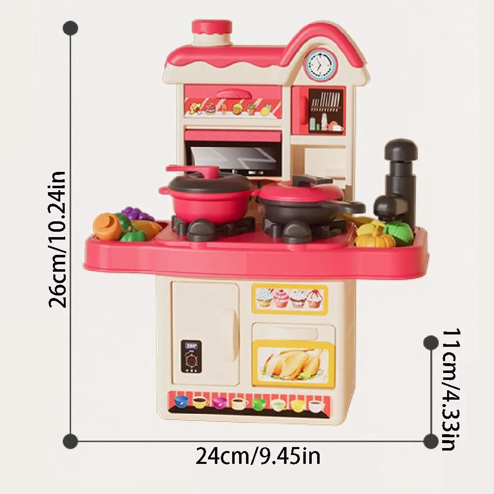 Creative Simulation Kitchen Play Toys DIY Colorful Pretend Cooking Reusable Educational Imitation Cooking Toys Set