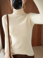 2025 Autumn Winter Turtleneck Sweater Women Thick Warm Soft Female Slim Pullovers Women Sweater Ladies Solid Versatile Knitted - Image 4