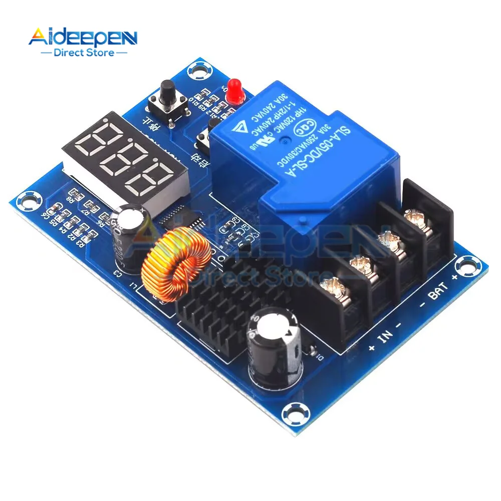 M634 Battery Charger Control Module DC 6-60V Storage Lithium Battery Charging Control Switch Protection Board Replace XH-M604